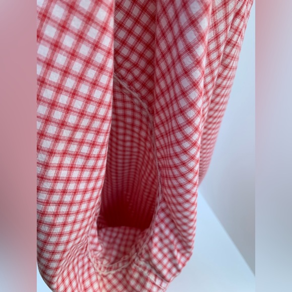 Secret Wash Shirting J. Crew Classic Red/White Button Long Sleeve Men’s Shirt - Picture 8 of 13